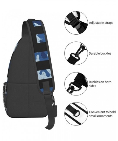 Sling Backpack Sling Bag Travel Hiking Small Backpack for Women Men Gifts Color853 $12.02 Crossbody Bags