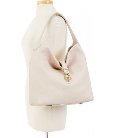 Handbag, Belvedere Logo Lock Shoulder Bag Fog $73.44 Shoulder Bags