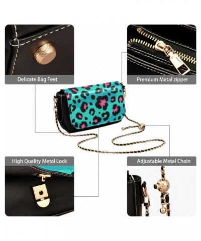 Leopard Print Crossbody bags for Women Small Crossbody Purses with Chain Strap Shoulder Handbags Cross Body Bag for Women $19...