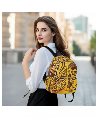 Small Fashion Backpack for Women Tiki Mask Woman Print Ladies Travel Daypack Aesthetic Shoulder Bag 10.2×5.1×12.5 IN $13.12 B...