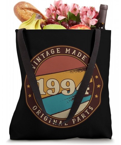 30th Birthday Vintage Original Parts Born 1994 30 Year Old Tote Bag $9.63 Totes