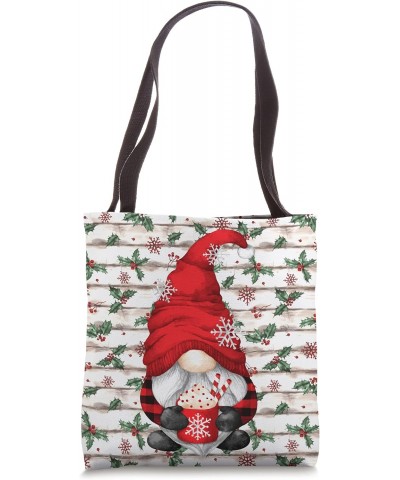 Cute Christmas Gnome For Women With Hot Cocoa Mug For Xmas Tote Bag $12.74 Totes