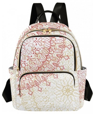 Mini Backpack Purse for Women Lightweight Girls Small Size Mandala Bohemian Flower School Teens College Traveling Medium $13....