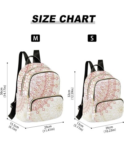 Mini Backpack Purse for Women Lightweight Girls Small Size Mandala Bohemian Flower School Teens College Traveling Medium $13....