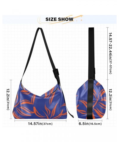 Cute Crossbody Bags Tropical Leaf Botanical Seamless Pattern Men Sling Purse Trendy Womens Tote Bag $18.47 Totes