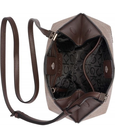 Granite Geometric Crossbody Brown/Khaki/Black $20.82 Crossbody Bags