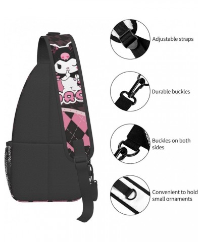 Casual Chest Bag Cartoon Sling Bag Crossbody Bag Shoulder Bag For Cycling, Sports,Hiking Kkd3 $17.71 Crossbody Bags