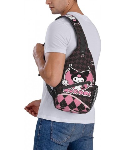 Casual Chest Bag Cartoon Sling Bag Crossbody Bag Shoulder Bag For Cycling, Sports,Hiking Kkd3 $17.71 Crossbody Bags