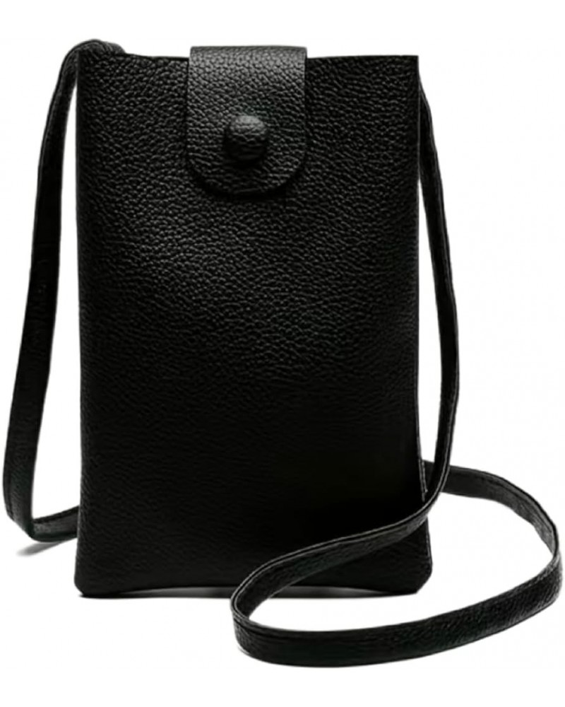 STYLISH AND COMPACT SMALL HANDBAG PERFECT FOR PHONE KEYS AND LIPGLOSS 8 X 5.5IN Black $9.35 Handbags