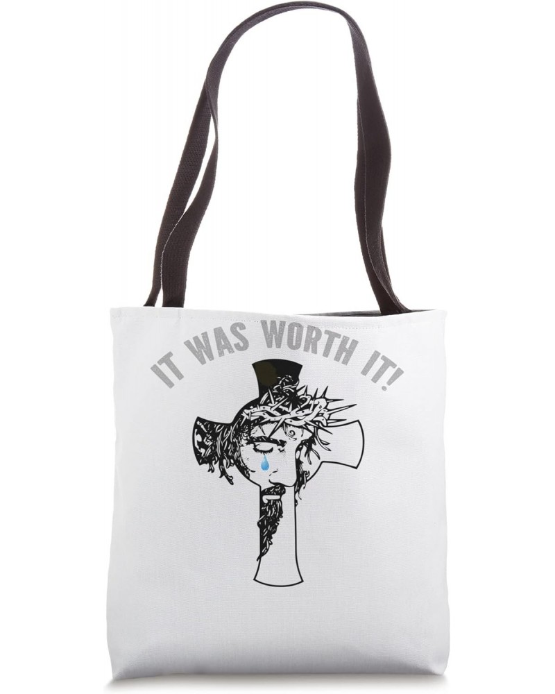 Jesus Christian Testimony for Men, Women and Kids Tote Bag $11.66 Totes