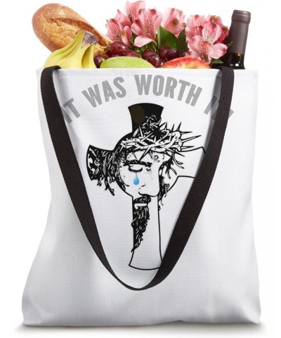 Jesus Christian Testimony for Men, Women and Kids Tote Bag $11.66 Totes