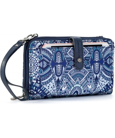 Large Smartphone Crossbody Navy Wanderlust $31.39 Crossbody Bags