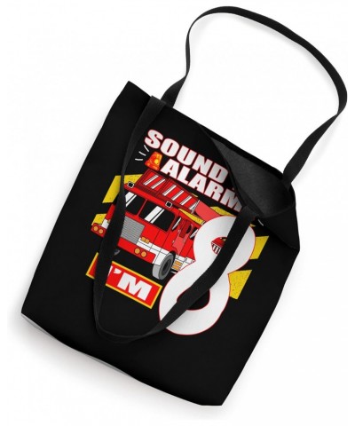 Fire Truck Theme - 8 Yearl Old Birthday Tote Bag $15.95 Totes