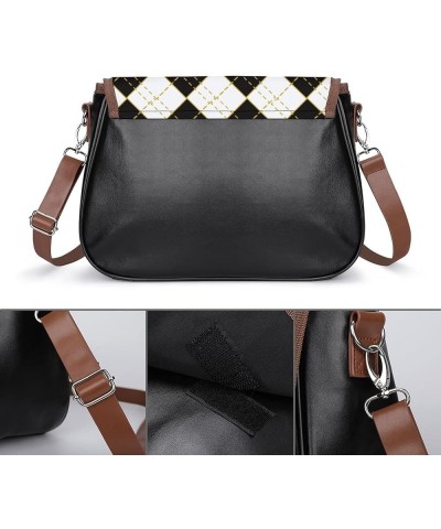 Printed Crossbody Bags Women City Leather Shoulder Bag Satchel Hobo Bags Trendy Cartoon Bunny Cute Color3 $23.52 Hobo Bags