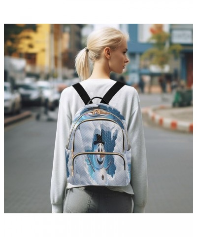 Fashion Backpack Mini Backpack Purse Casual Daily Backpack Christmas Snowman for Travel for College Work Small $20.15 Backpacks