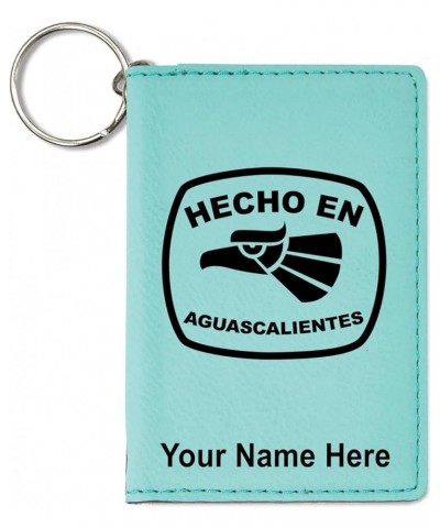 ID Holder Wallet, Hecho en Aguascalientes, Personalized Engraving Included (Teal) Teal $11.20 Wallets