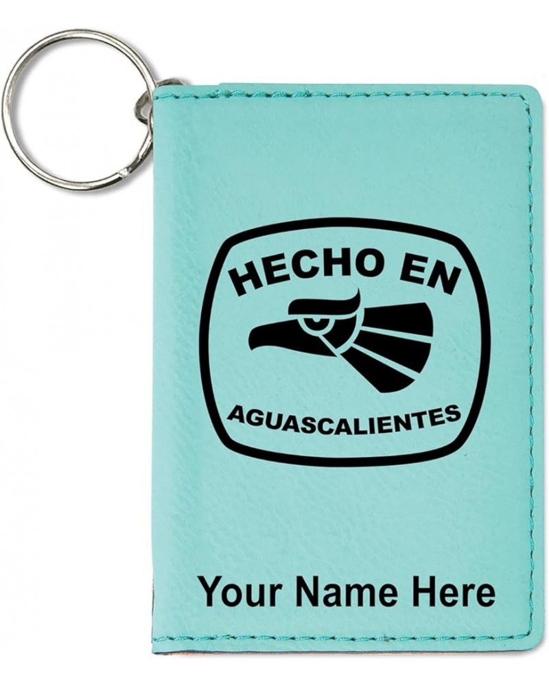 ID Holder Wallet, Hecho en Aguascalientes, Personalized Engraving Included (Teal) Teal $11.20 Wallets