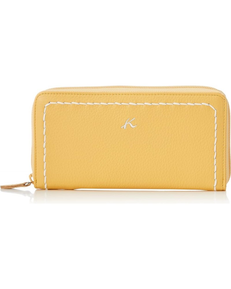 Women's Zipper Closure Yellow [Yellow] 40401 $77.95 Wallets