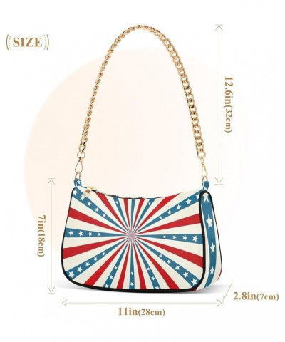 Cute Whale Ship Light Shoulder Bag Women, Polyester & Alloy Material, 7.1x11x2.8in Independence Day $15.89 Evening Bags