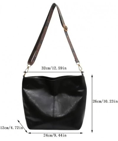 Stylish Hobo Shoulder Bags with Adjustable Strap, Big Tote, PU Leather Crossbody Slingbag White $23.60 Totes