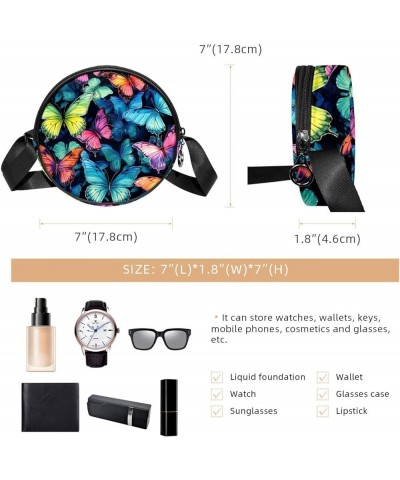 Lady Beetle F Shoulder Bags Pouch Crossbody Purse Wallet Clutch Bag for Women with Adjustable Strap 7x1.8 in Multicoloured 5 ...