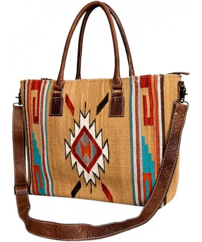 American Darling Tote Saddle Blanket Genuine Leather women bag western handbag purse Adbg1002e $58.50 Totes