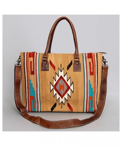 American Darling Tote Saddle Blanket Genuine Leather women bag western handbag purse Adbg1002e $58.50 Totes