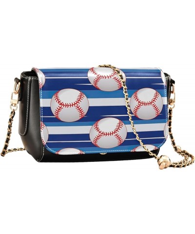 Two Painted Flowers Crossbody Leather Shoulder Bags, Leather Crossbody Bags for Women, Leather Crossbody Bags Baseball Balls ...