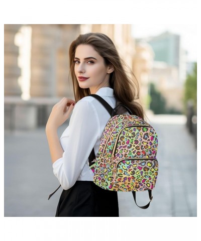 Mini Backpack Purse for Women Lightweight Girls Small Size Colorful Rainbow Leopard School Teens College Traveling Medium $19...