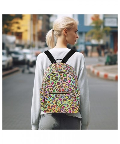 Mini Backpack Purse for Women Lightweight Girls Small Size Colorful Rainbow Leopard School Teens College Traveling Medium $19...