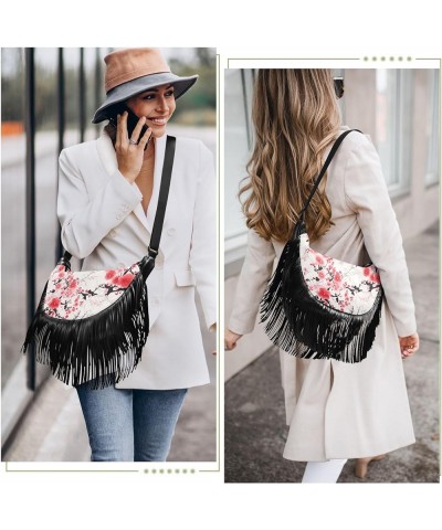 Tassel Crossbody Handbags for Women Ample Capacity Shoulder Bag with Adjustable Strap Durable Shoulder Purse Bls-09 $13.50 Cr...