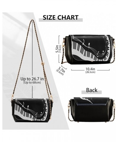 Crossbody Bags for Women Trendy Women's Black Shoulder Bag Small PU Leather Flap Cross Body Bag Handbags Pattern18 $17.62 Cro...