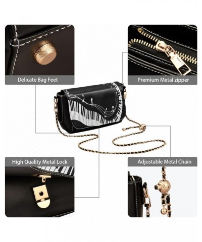 Crossbody Bags for Women Trendy Women's Black Shoulder Bag Small PU Leather Flap Cross Body Bag Handbags Pattern18 $17.62 Cro...