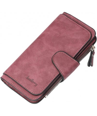 Wallet for Women Leather Clutch Purse Long Ladies Credit Card Holder Organizer Red $13.56 Wallets