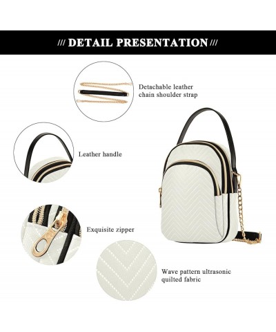 Old Lace Crossbody Handbags Over Shoulder Handbag Purse Small Crossbody Bags for Women Ivory $13.25 Totes