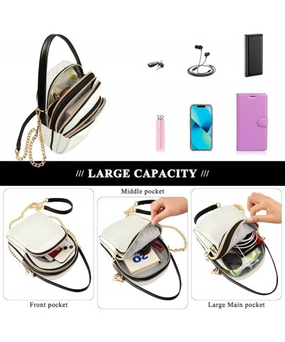 Old Lace Crossbody Handbags Over Shoulder Handbag Purse Small Crossbody Bags for Women Ivory $13.25 Totes