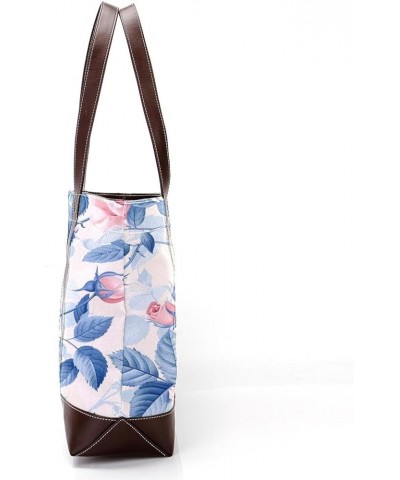 Tote Bag, Large Tote Bag, Women's Tote Handbags, Pink Rose Flower Floral Pastorable, Womens Tote Bags for Work Design 757 $28...