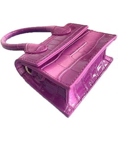 Cute Purse Mini Crossbody Bags for Women Girls Top Handle Clutch Handbag Purple $12.54 Clutches