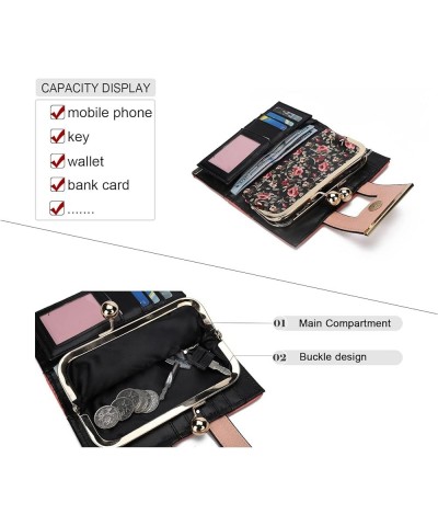 Women Wallet Leather Large Capacity Women's Handbag Large Capacity Long Wallet, with 10-card slots and clips, and Zero Wallet...