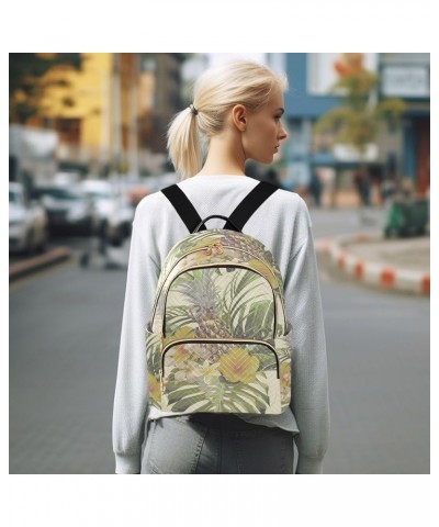 Pineapple Tree Fashion Travel Backpack for Women Multi Pockets Lightweight Purse for Women-S Multicolor Small $17.04 Backpacks