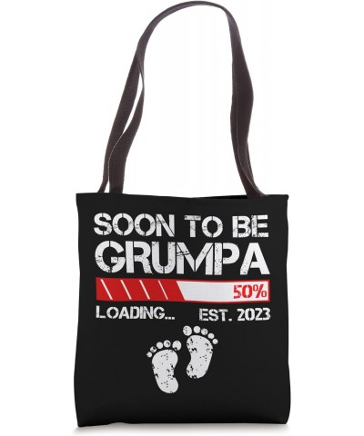 Soon To Be Grumpa Est 2023 For Men - Funny New Grandpa 2023 Tote Bag $13.50 Totes