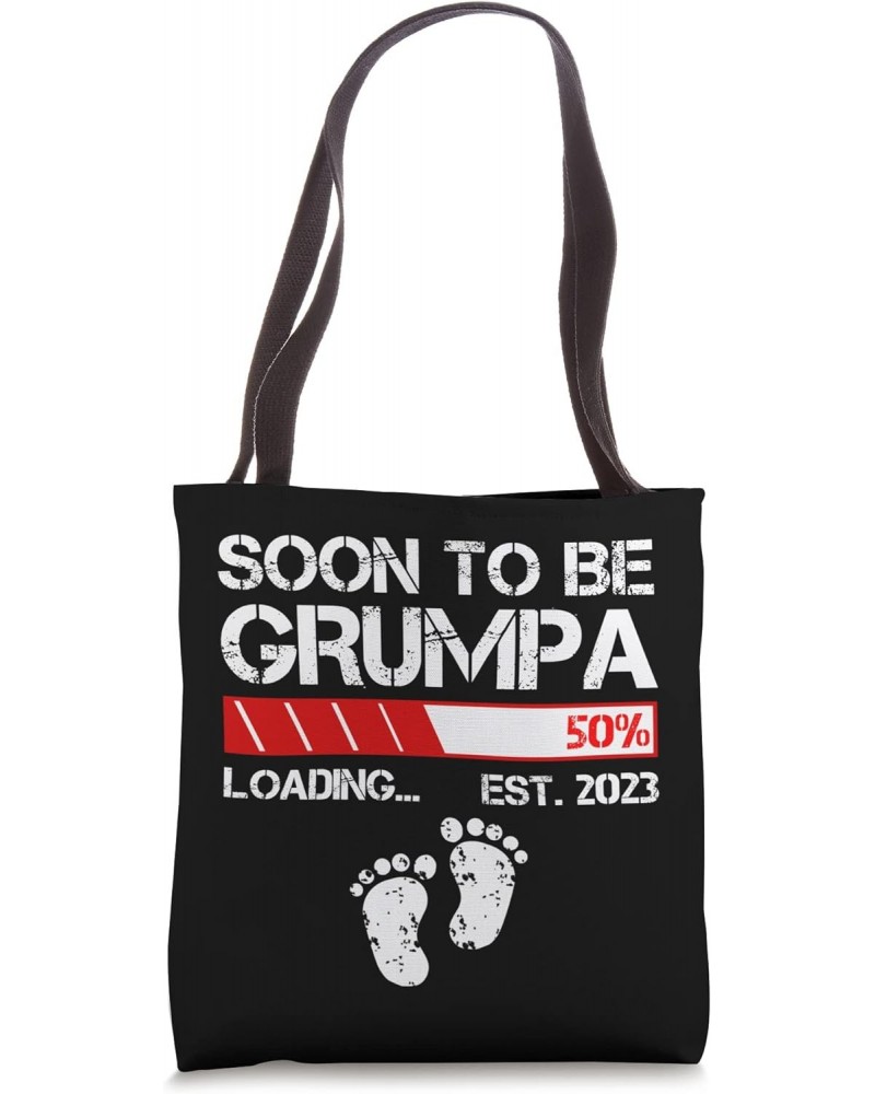 Soon To Be Grumpa Est 2023 For Men - Funny New Grandpa 2023 Tote Bag $13.50 Totes