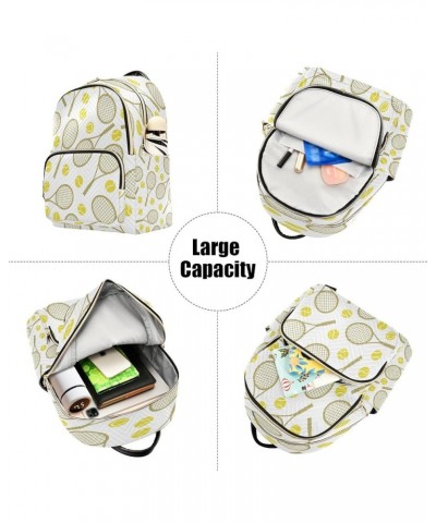 Sports Ball Tennis Women Backpack Purse Ladies Fashion Shoulder Bag Daypack Travel Bag 10L Small $19.94 Backpacks