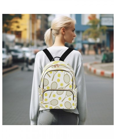 Sports Ball Tennis Women Backpack Purse Ladies Fashion Shoulder Bag Daypack Travel Bag 10L Small $19.94 Backpacks