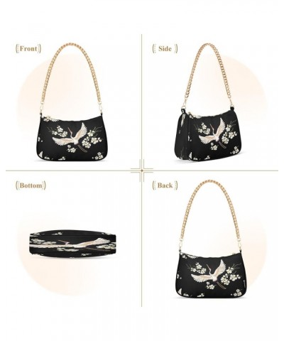 Small Chain Shoulder Bag for Women Travel Hobo Tote Handbag Clutch Purse with Zipper Multicolor 3 $16.49 Totes