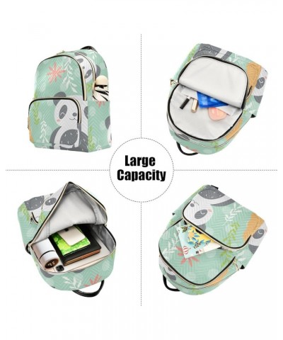 Animal Cartoon Elephant Women's Backpack Wallet Casual Small Backpack Fashion Women's Travel Bag School Backpack Color106 Med...