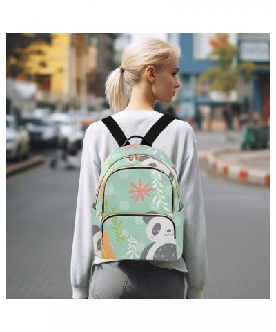 Animal Cartoon Elephant Women's Backpack Wallet Casual Small Backpack Fashion Women's Travel Bag School Backpack Color106 Med...