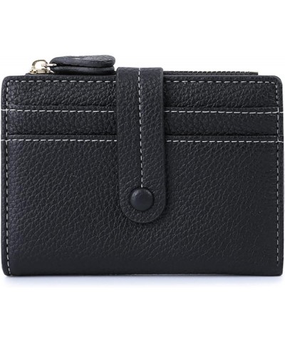 Women Wallets Bifold PU Leather Pocket Wallet Ladies Mini Short Purse Black $9.35 Wallets