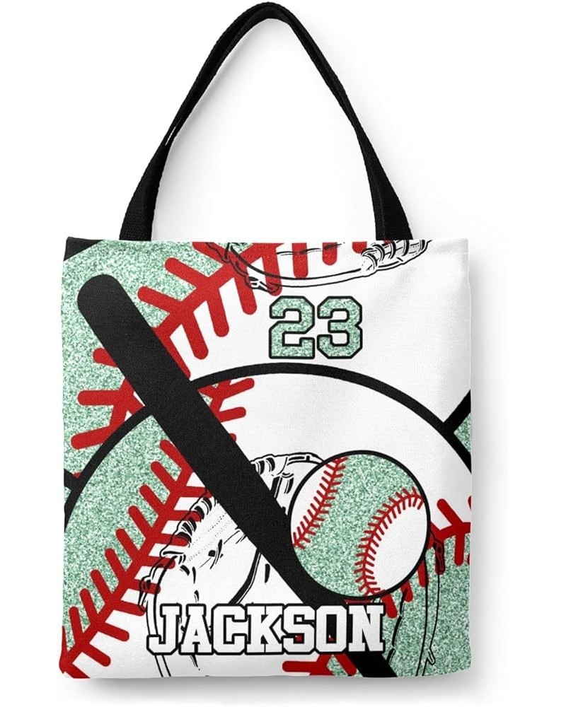 Personalized Name Baseball Team Player Gym Sky Handbag Gift Bags Christmas Treat Bags for Holiday Party Gift Bags Multi 9th $...