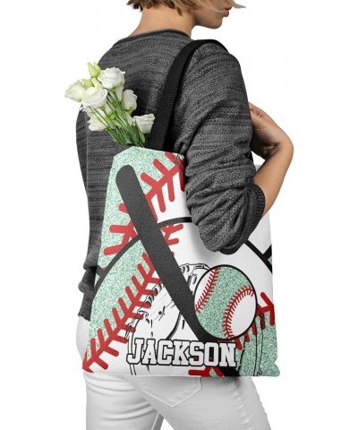 Personalized Name Baseball Team Player Gym Sky Handbag Gift Bags Christmas Treat Bags for Holiday Party Gift Bags Multi 9th $...